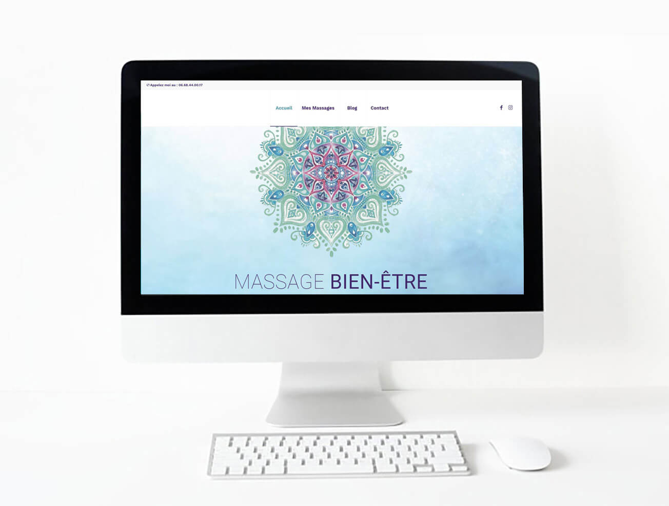 création de site internet de massages